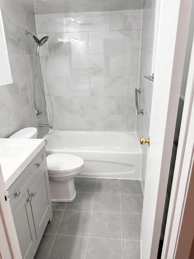 The bathroom — residential renovation in Toronto