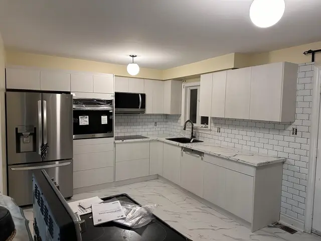 The kitchen — residential renovation in Toronto